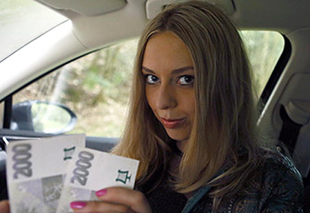 Public Agent – Cute Russian with Bald Shaven Pussy