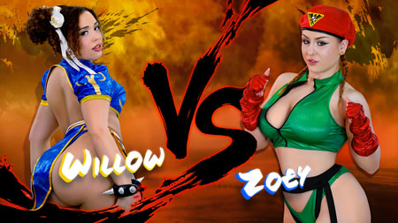 TeamSkeetSingles – Willow Ryder vs Zoey Uso! Fight!